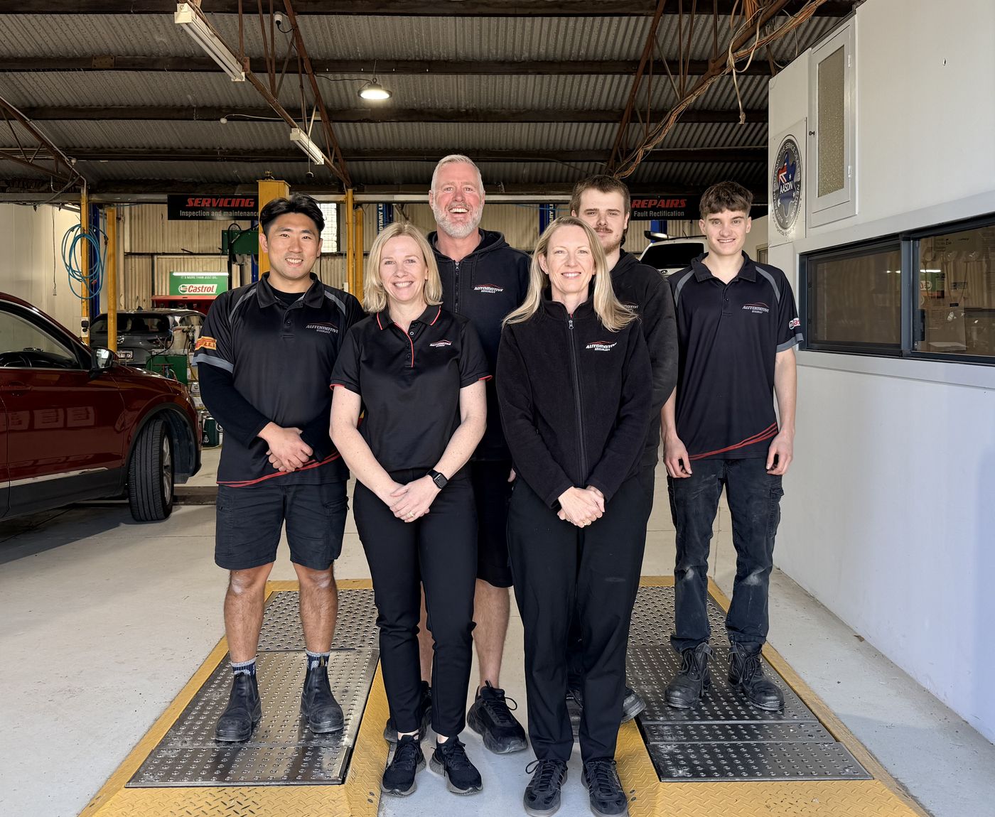 The Automotive Insight team at the Shenton Park workshop